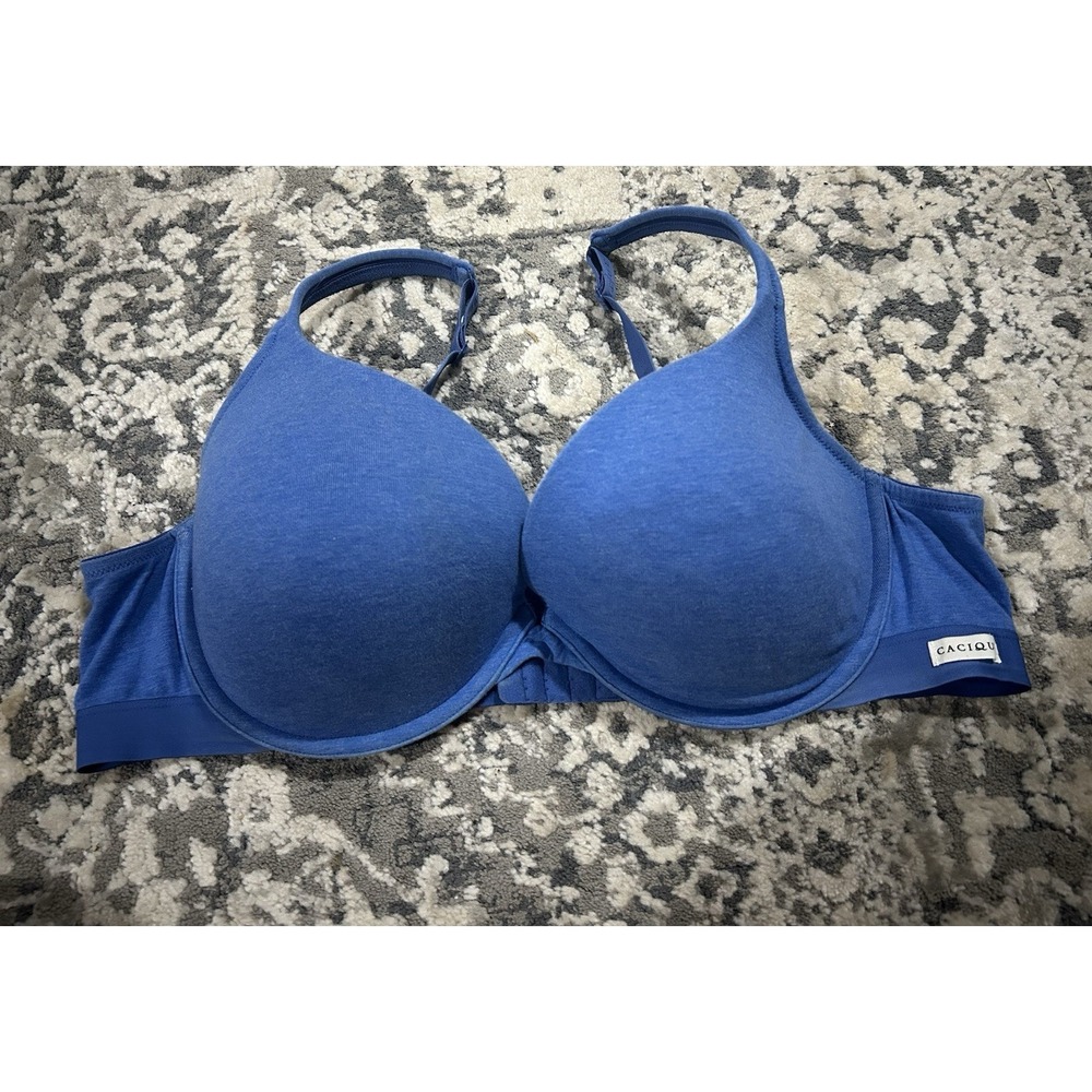 Cacique Blue Padded Bra Size 46 D